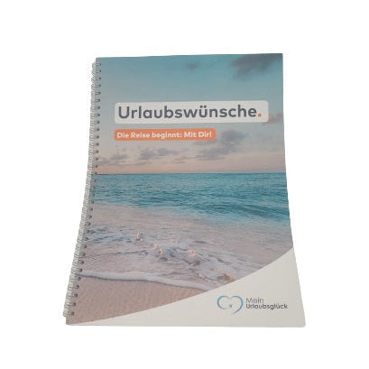 Beratungsblock - Urlaubswünsche - Jetzt kostenlos zu deiner Bestellung erhalten