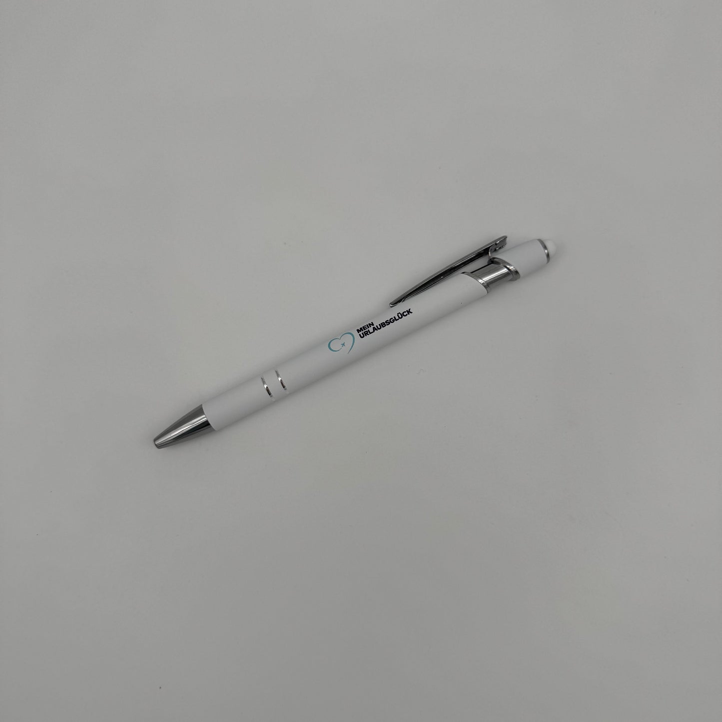 Kugelschreiber weiß (9 Stück)