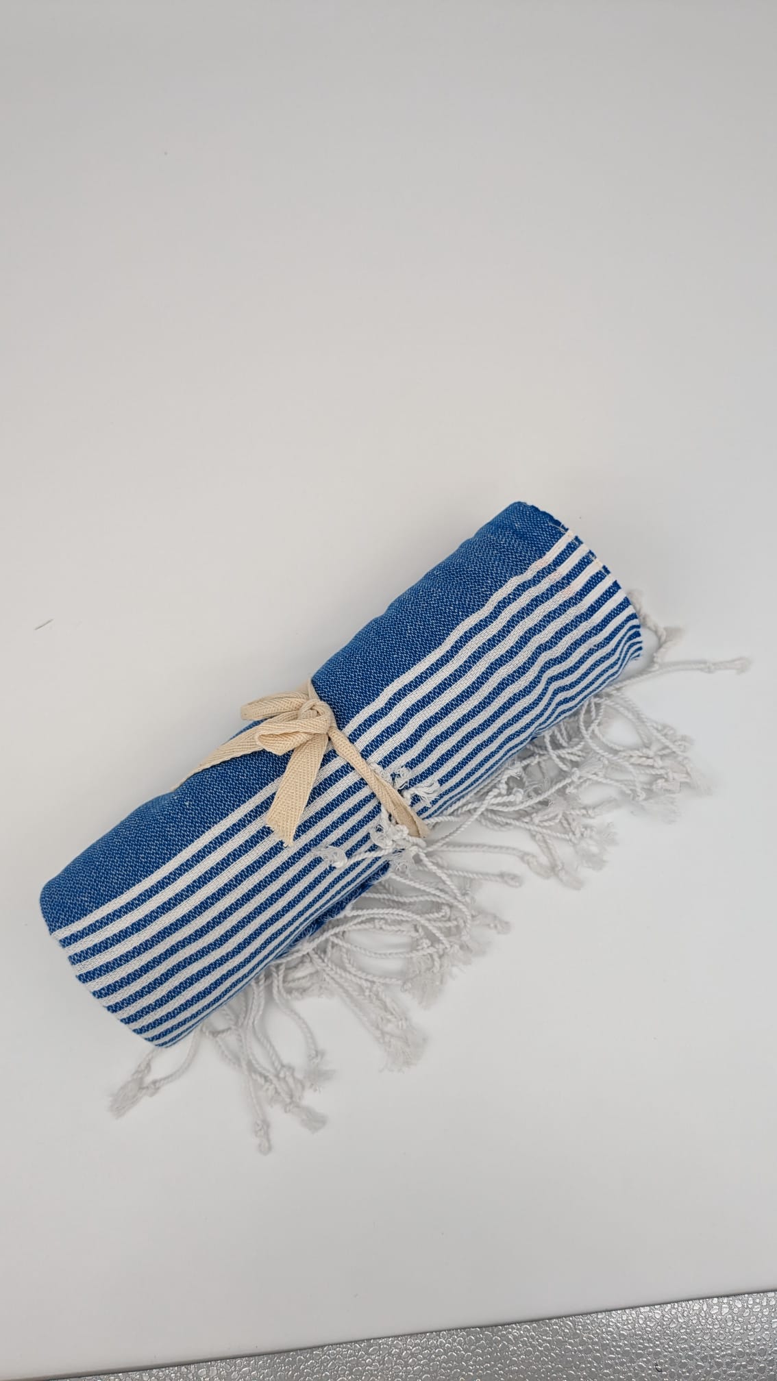 Sauna-Strandhandtuch "Boho" in blau