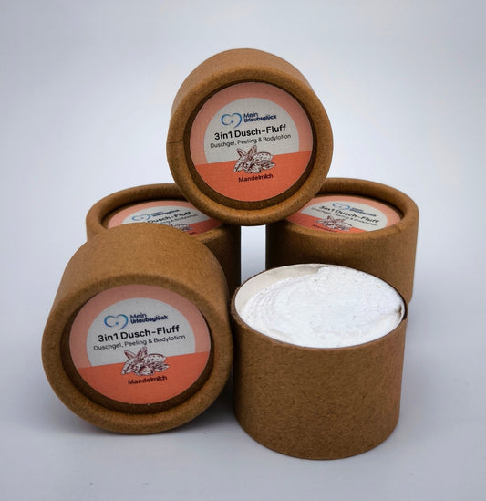 3in1 Dusch-Fluff "Mandelmilch" (4 Stück)