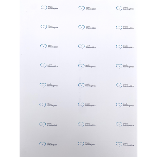 Adressetiketten (10 Bögen mit Namen und Anschrift)